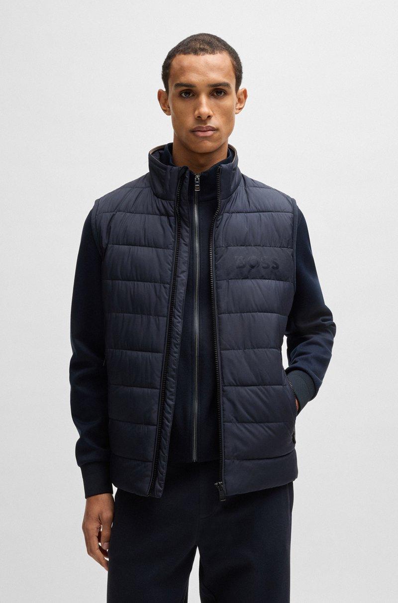 Hugo Boss Chaleco repelente al agua con logo tonal Ahorra y exporta