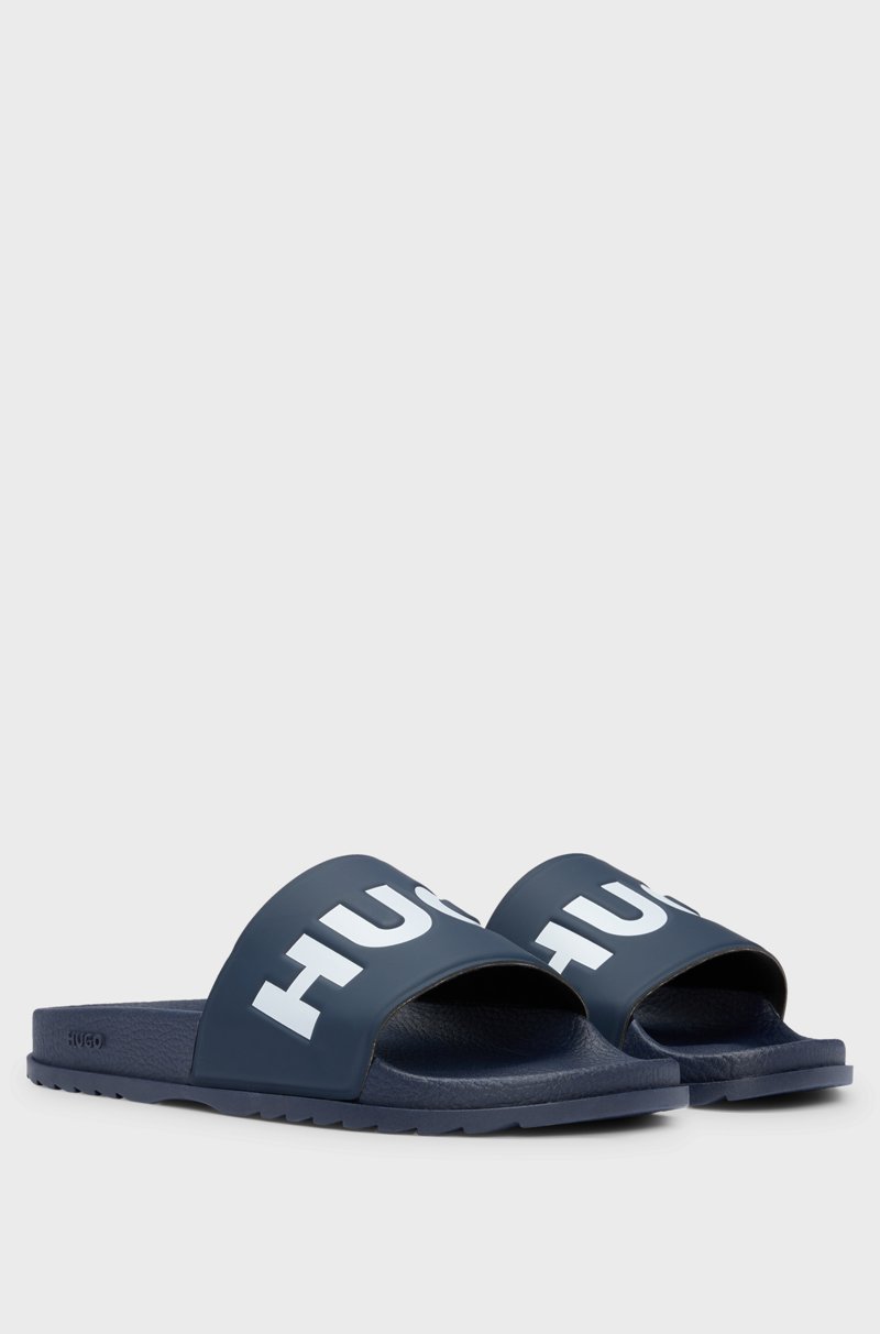 Hugo Boss Chanclas con logo en la tira