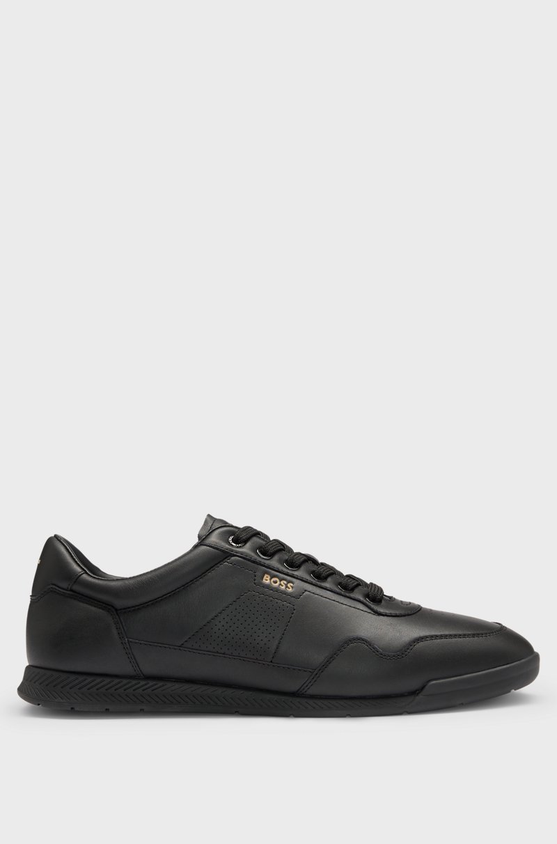 Hugo Boss Deportivas de piel de napa con detalles calados COMPRAR AHORA