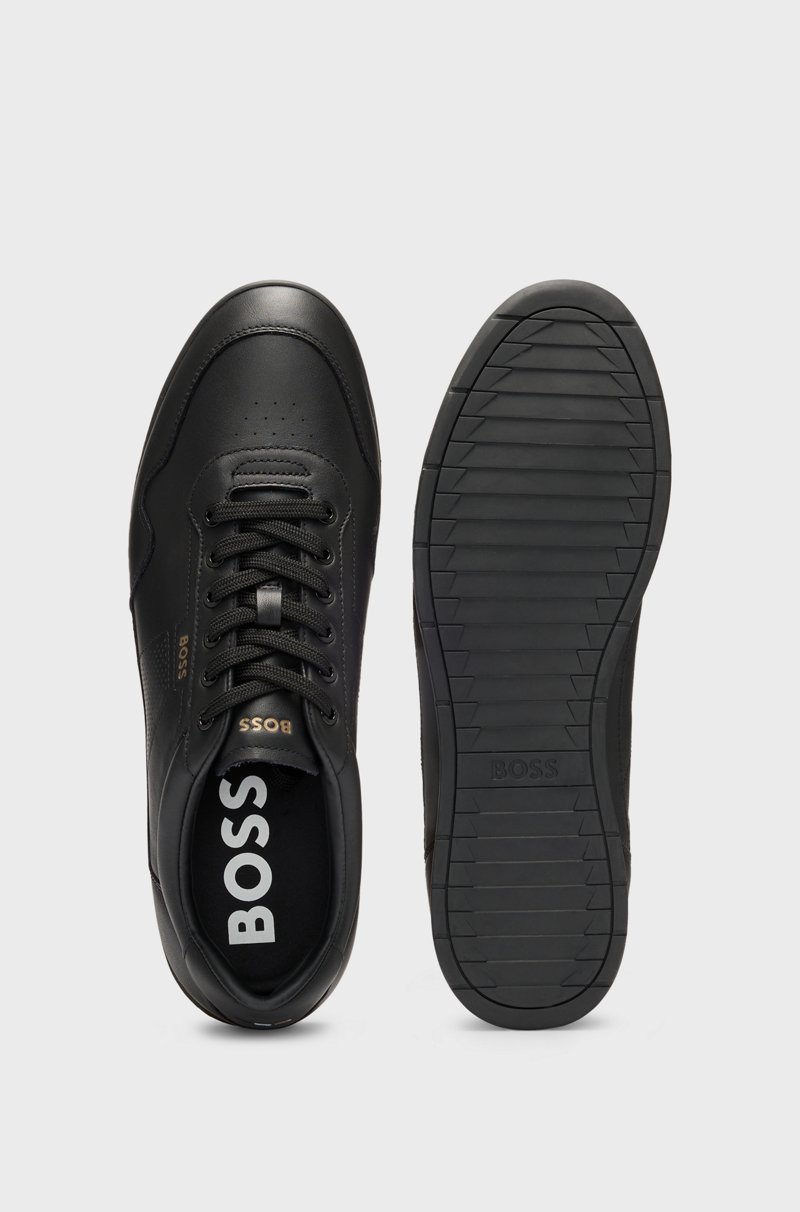 Hugo Boss Deportivas de piel de napa con detalles calados COMPRAR AHORA