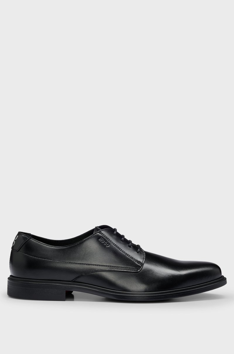 Hugo Boss Zapatos Derby en piel de napa con logo grabado ÚLTIMAS EDICIONES