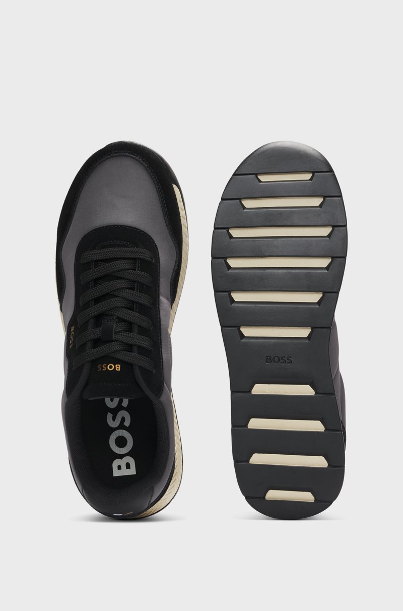 Hugo Boss Deportivas en diferentes materiales con ribetes de ante Grandes descuentos