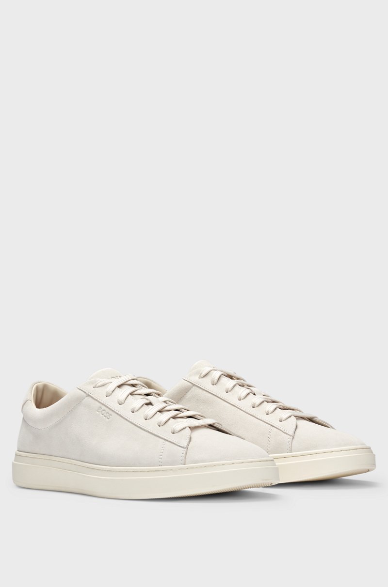 Hugo Boss Deportivas de ante con suela de goma