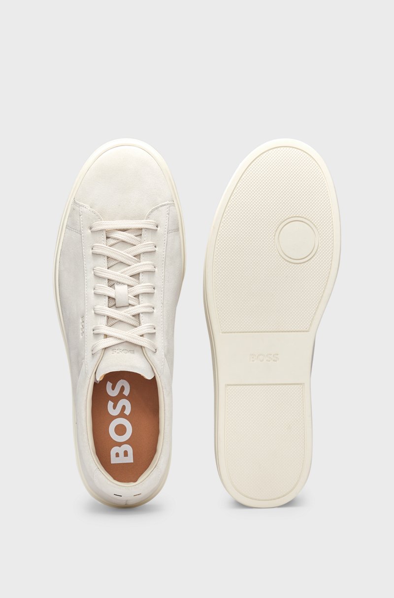 Hugo Boss Deportivas de ante con suela de goma Liquidación