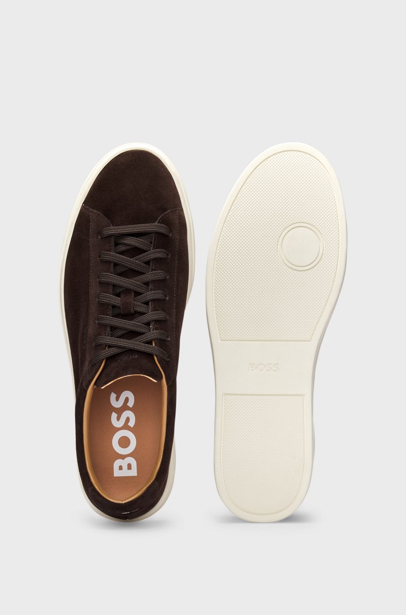 Hugo Boss Deportivas de ante con suela de goma Envío internacional gratuito