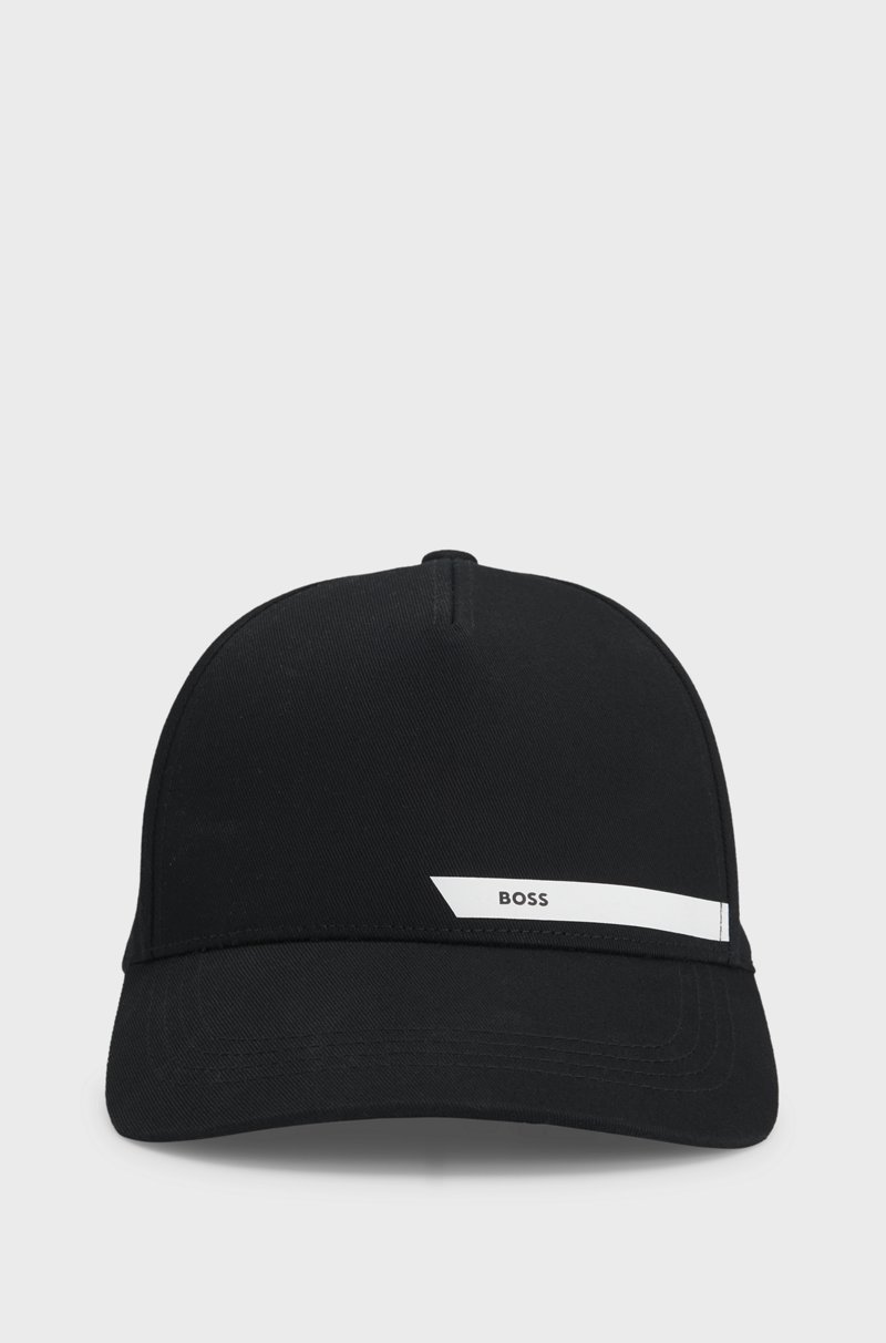 Hugo Boss Gorra en sarga de algodón con logo estampado Ofertas especiales
