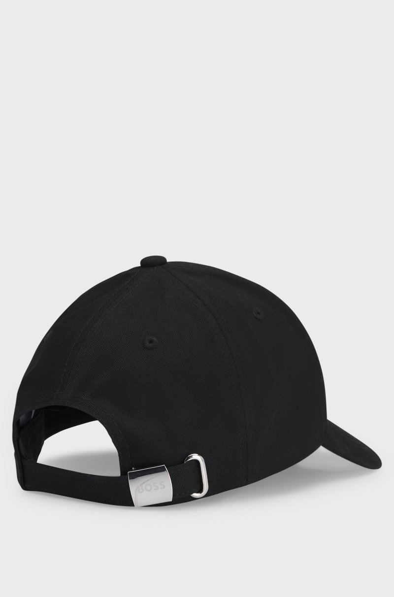 Hugo Boss Gorra en sarga de algodón con logo estampado Ofertas especiales
