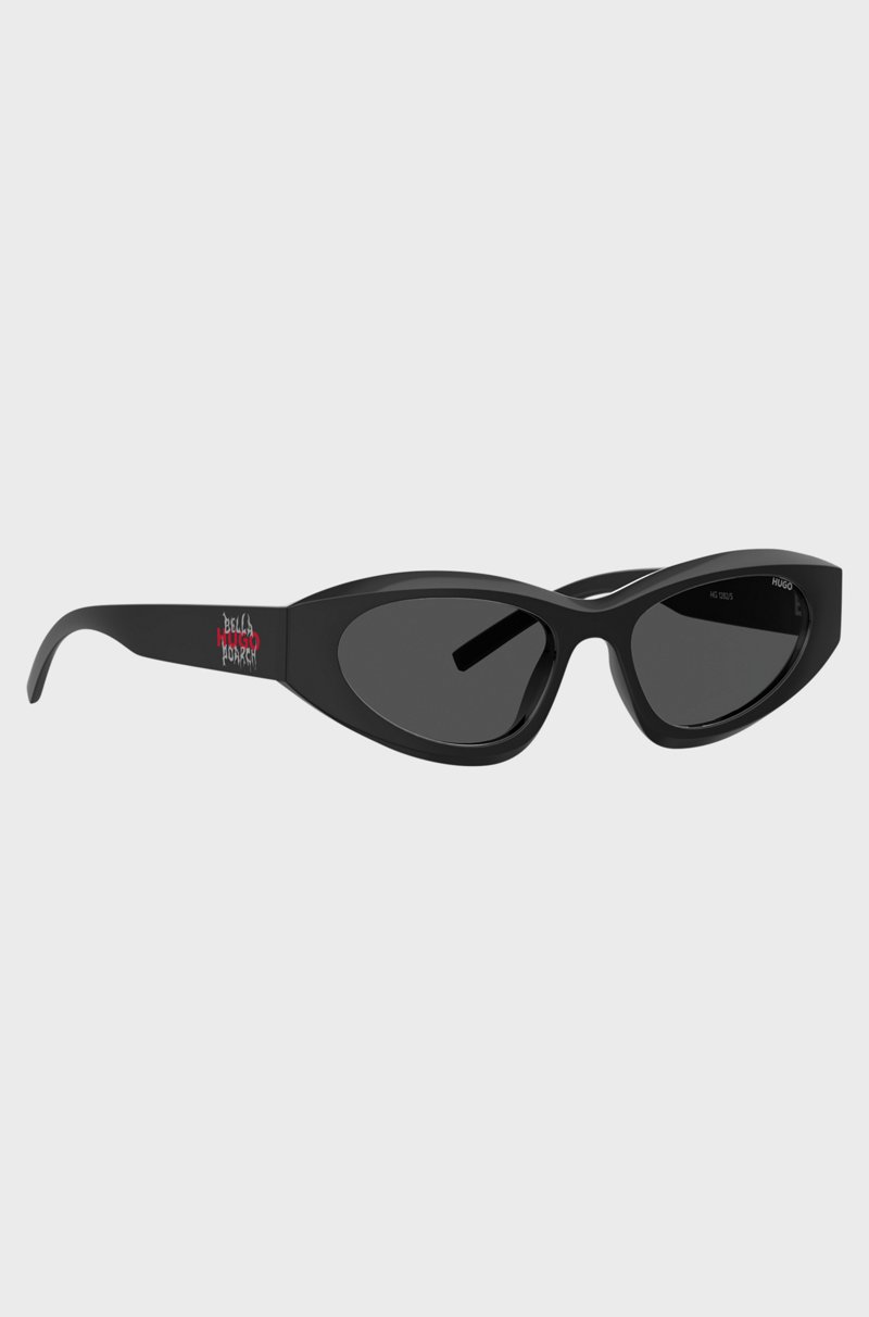 Hugo Boss Gafas de sol negras HUGO x Bella Poarch con detalle especial de la marca En línea