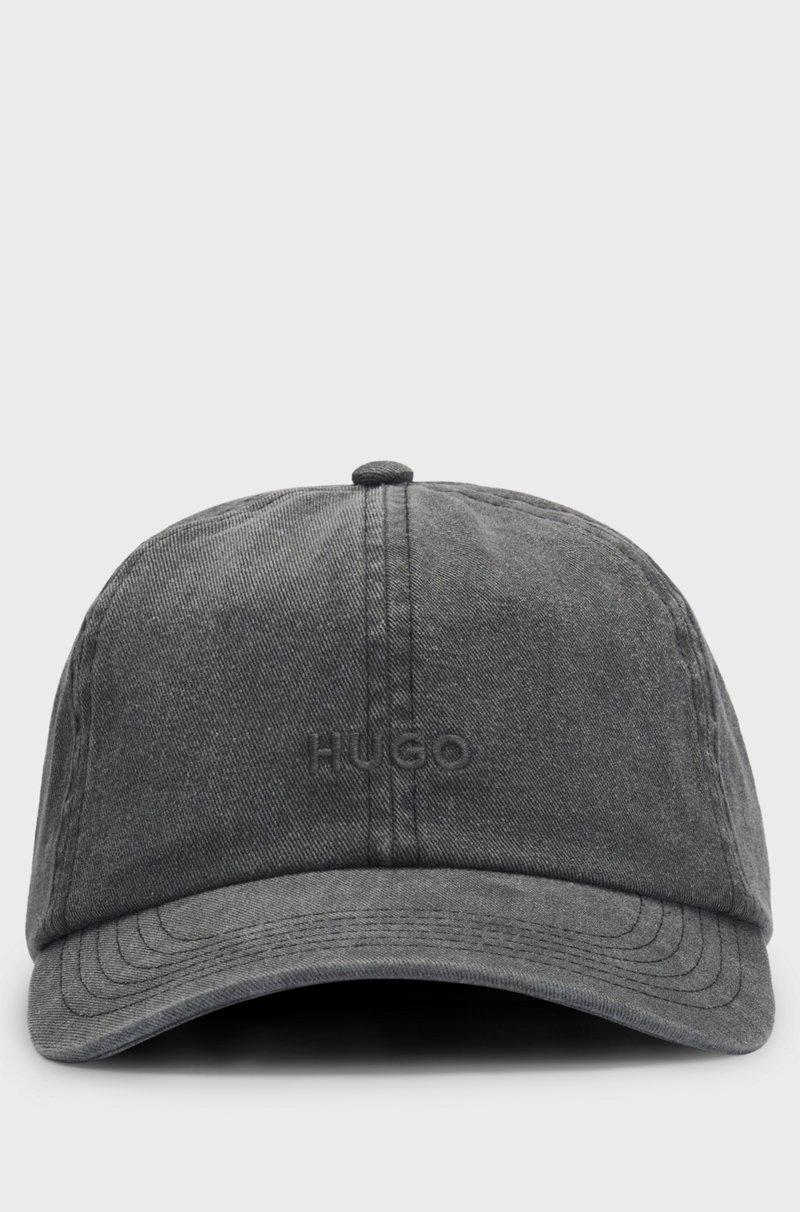 Hugo Boss Gorra de sarga de algodón de seis paneles con logo bordado Outlet online