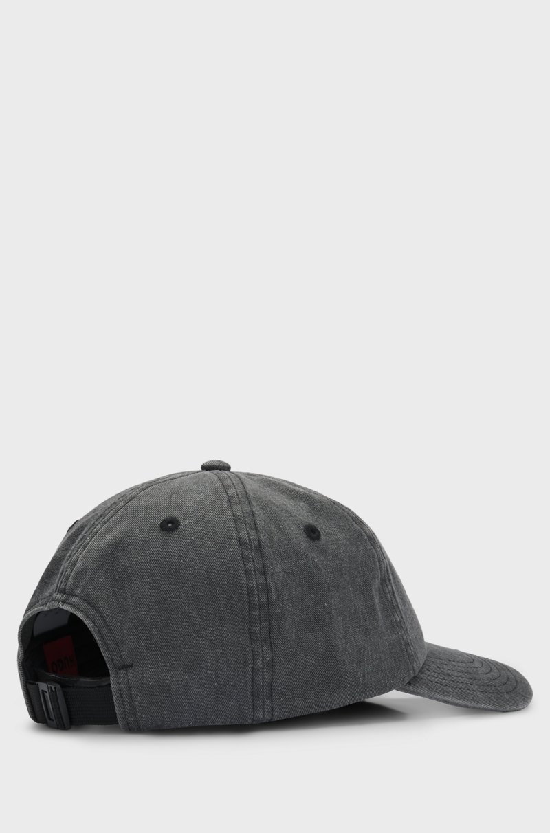 Hugo Boss Gorra de sarga de algodón de seis paneles con logo bordado Outlet online