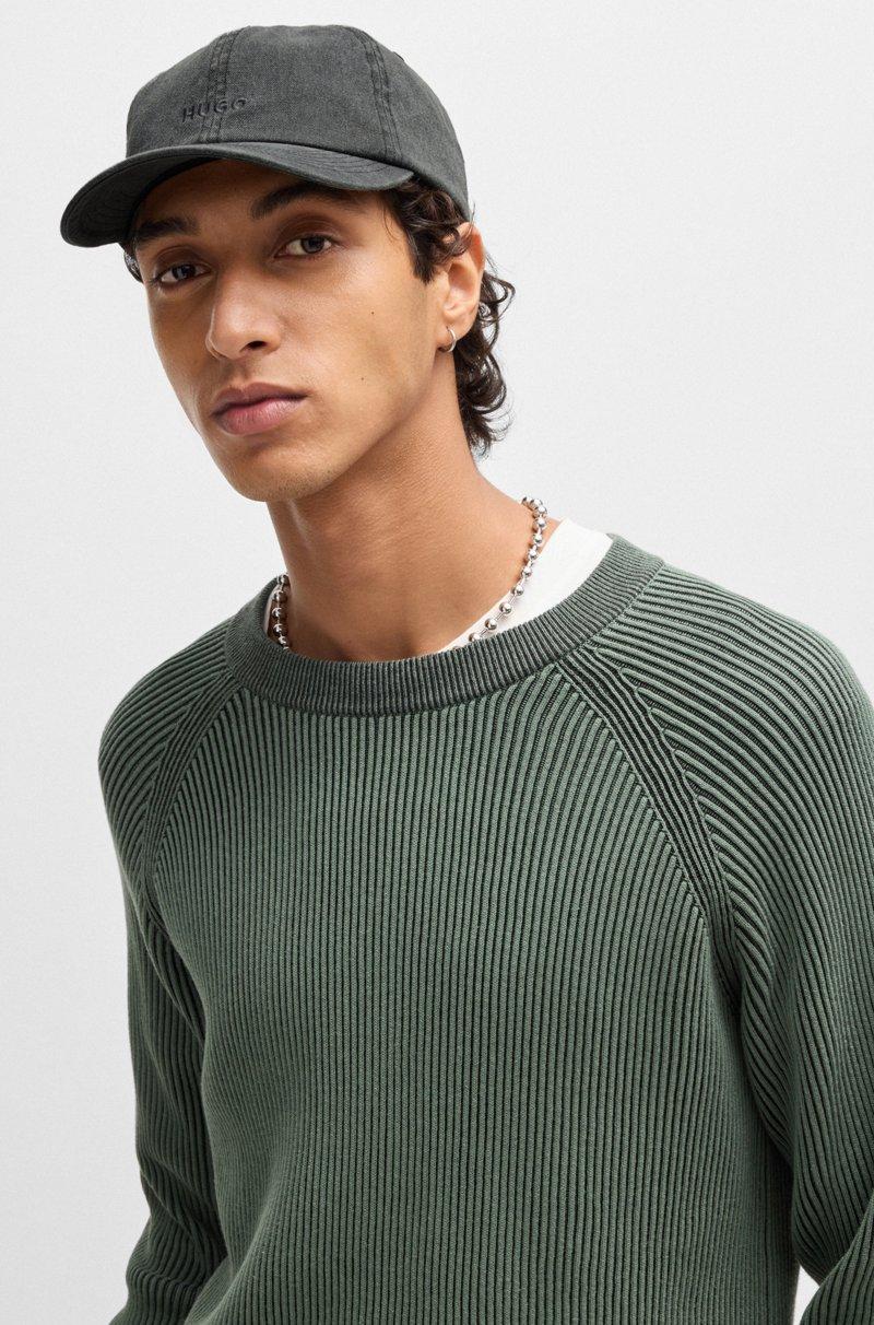 Hugo Boss Gorra de sarga de algodón de seis paneles con logo bordado Outlet online