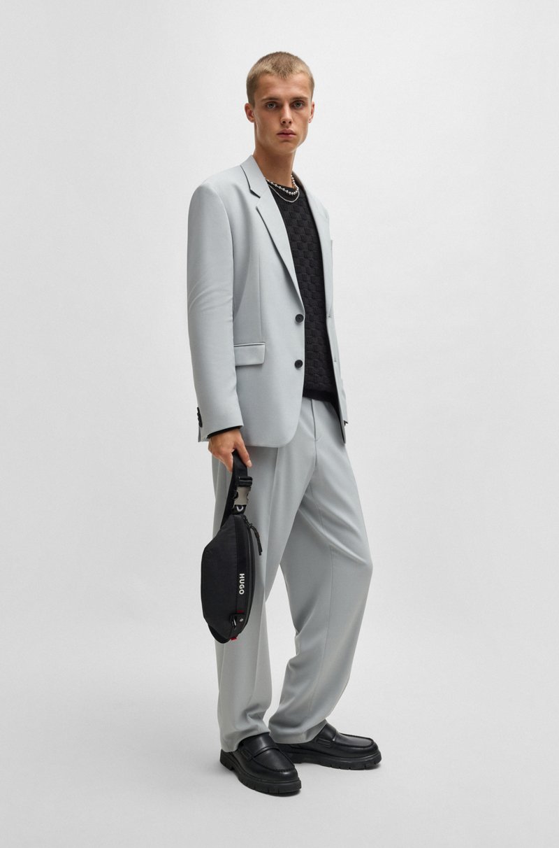Hugo Boss Riñonera con logo en contraste y correa ajustable Rebajas baratas