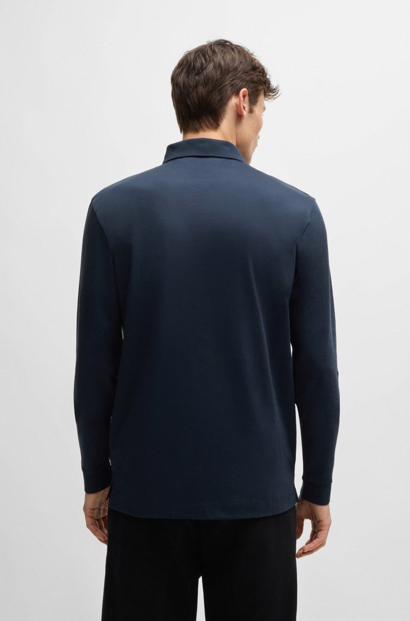 Hugo Boss Polo de algodón interlock con logo bordado Liquidación