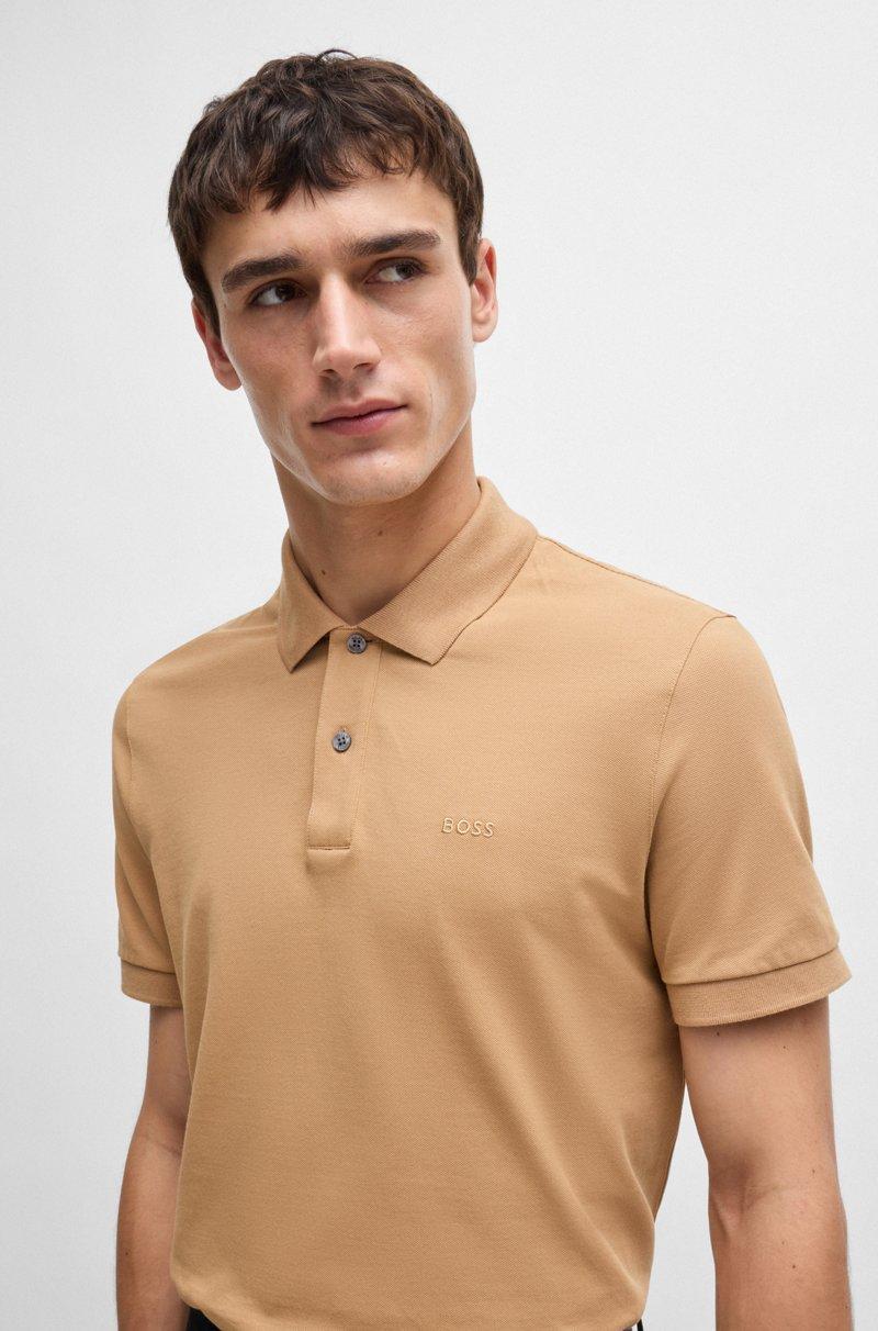 Hugo Boss Polo Pallas regular fit de algodón con logo bordado Últimos 3 días