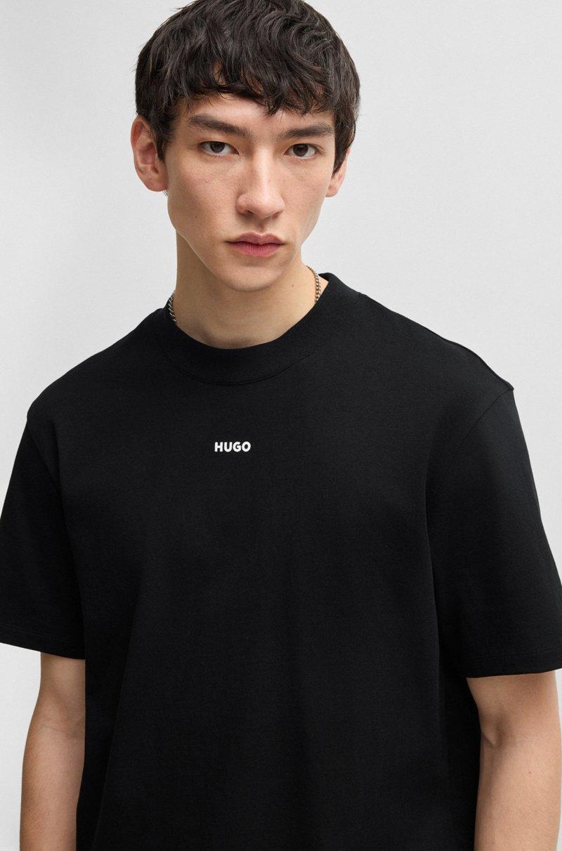 Hugo Boss Camiseta relaxed fit en algodón con logo estampado Superdescuento