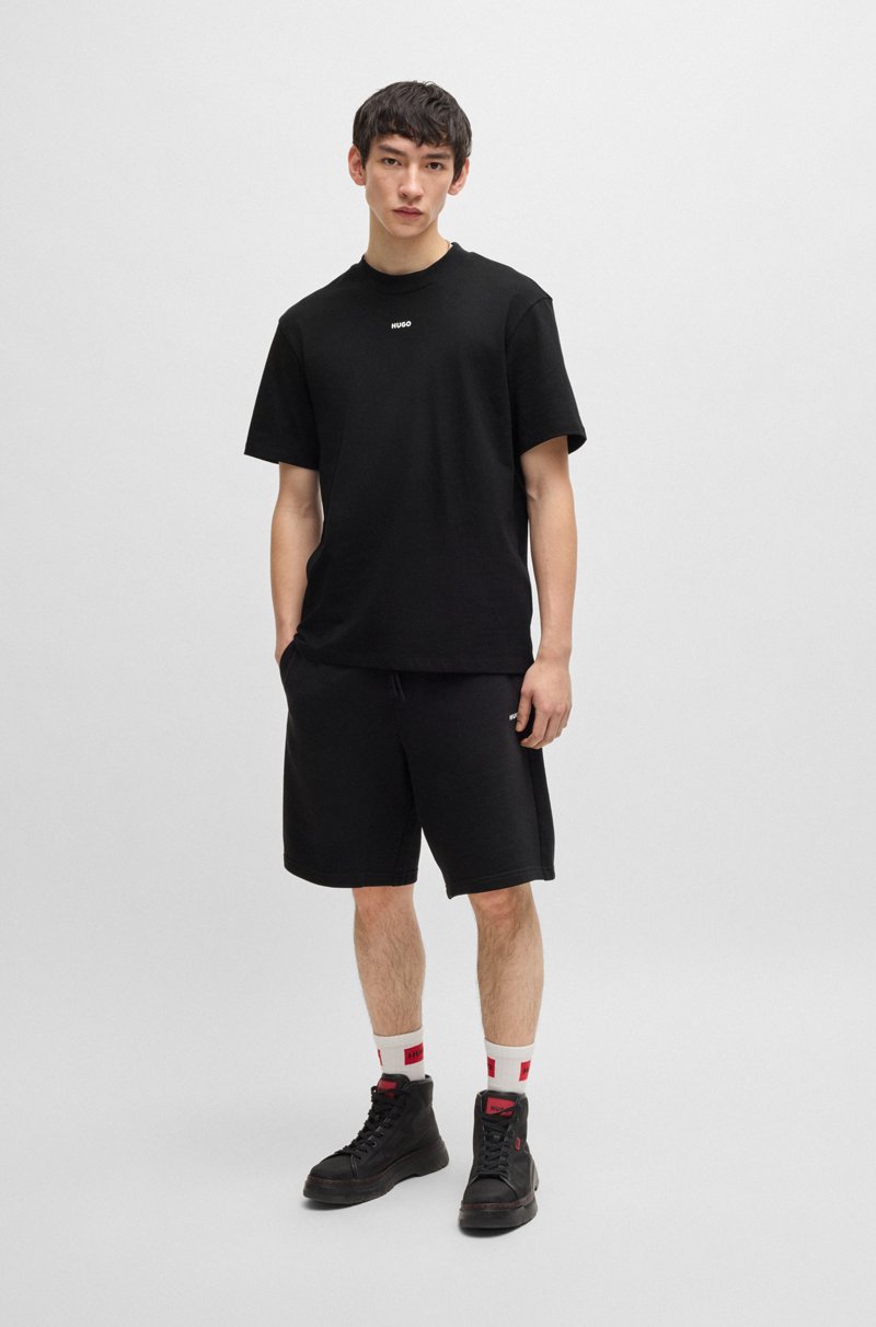 Hugo Boss Camiseta relaxed fit en algodón con logo estampado Superdescuento