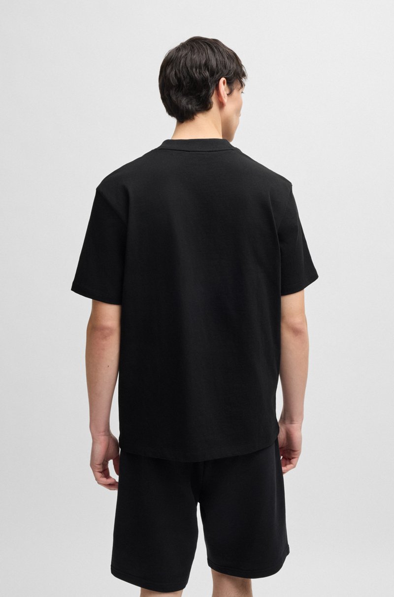 Hugo Boss Camiseta relaxed fit en algodón con logo estampado Superdescuento