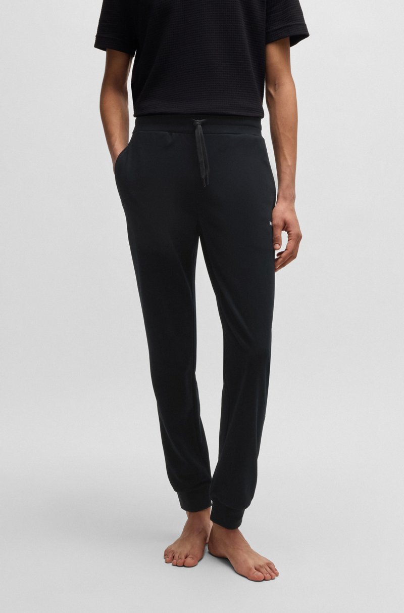 Hugo Boss Pantalones de chándal en mezcla de algodón con logo de corazón Grandes descuentos