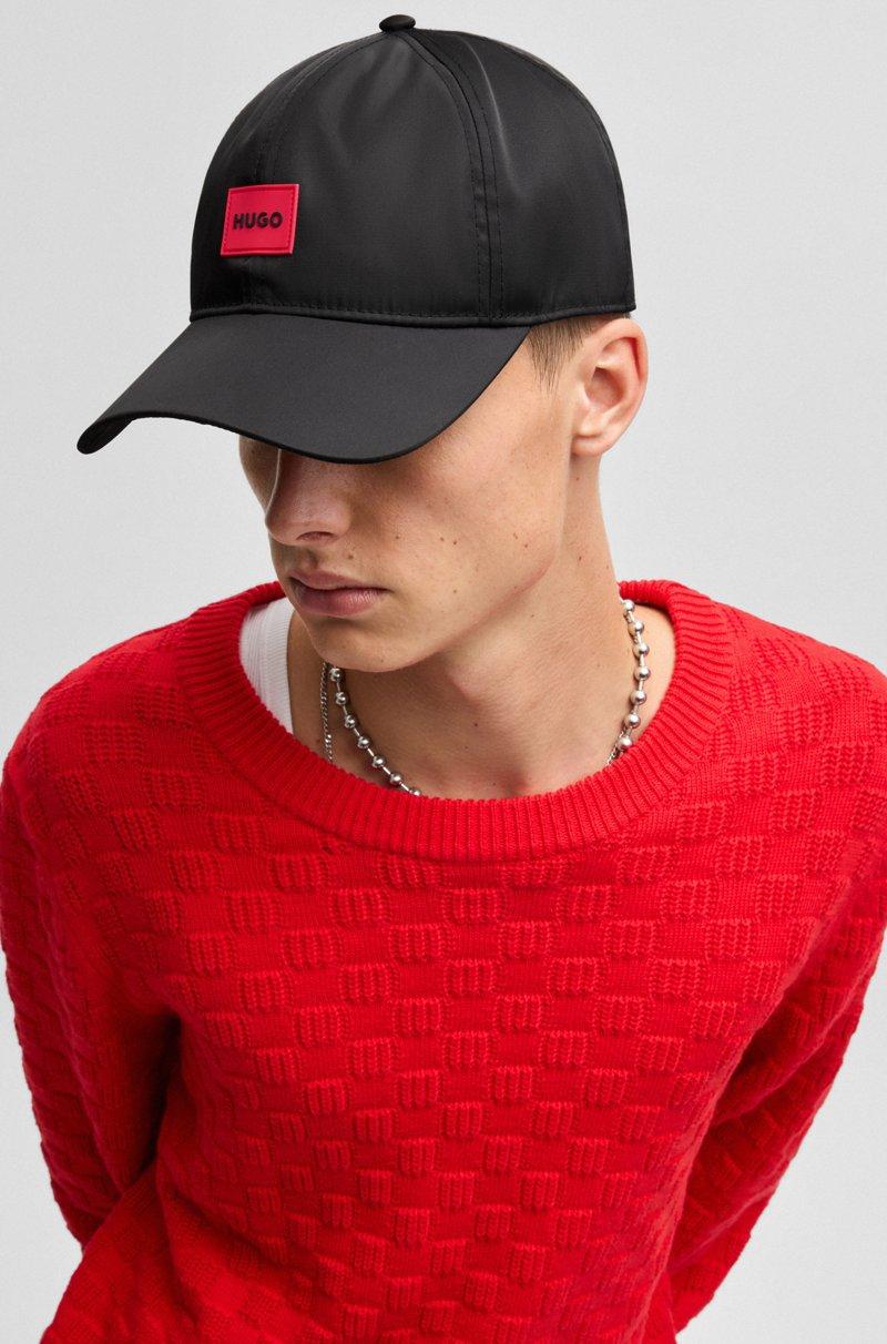 Hugo Boss Gorra de seis paneles con parche de logo de silicona Limitado a 3 días