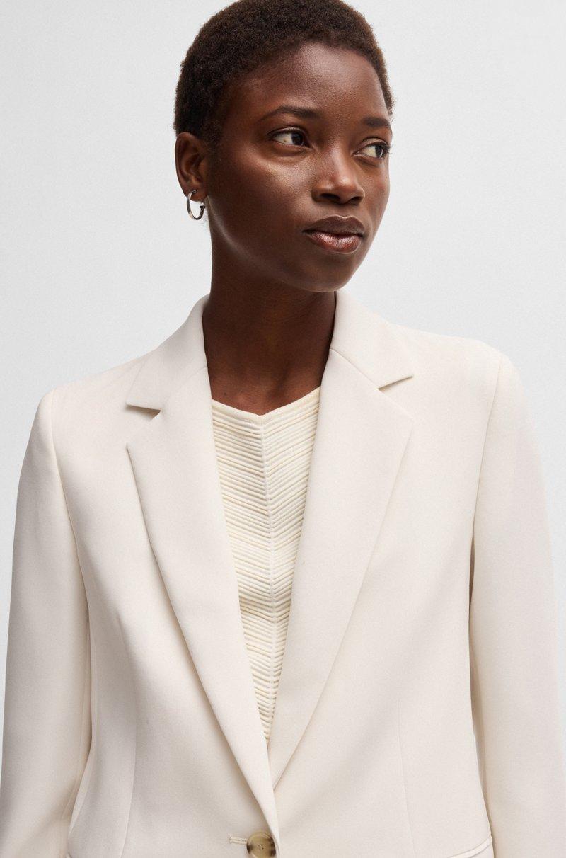 Hugo Boss Chaqueta regular fit en crepé resistente a las arrugas Ofertas de temporada
