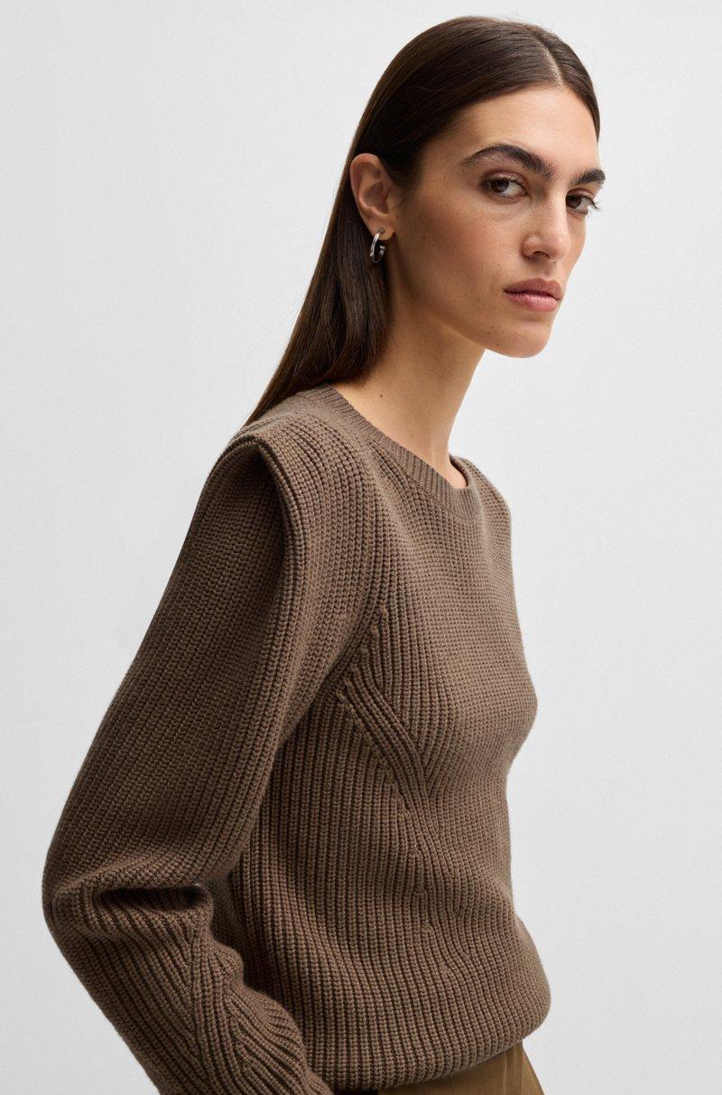 Hugo Boss Jersey de punto con detalle en el hombro Outlet online