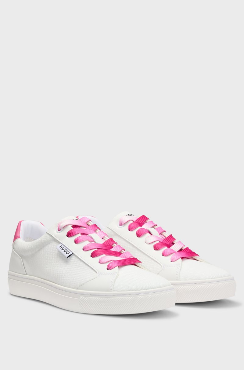 Hugo Boss Deportivas de caña baja con bandera con logo Mejor oferta