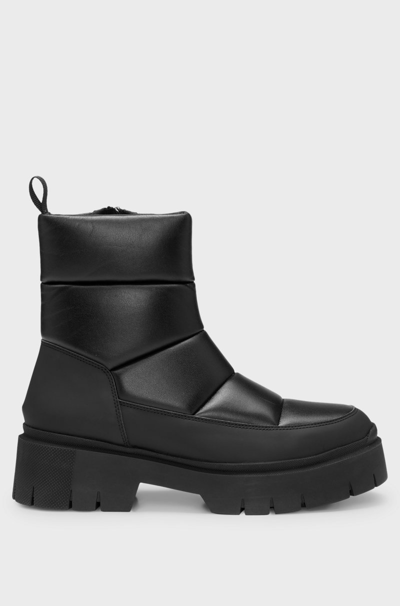 Hugo Boss Botas de piel sintética con efecto guateado Últimos 2 días