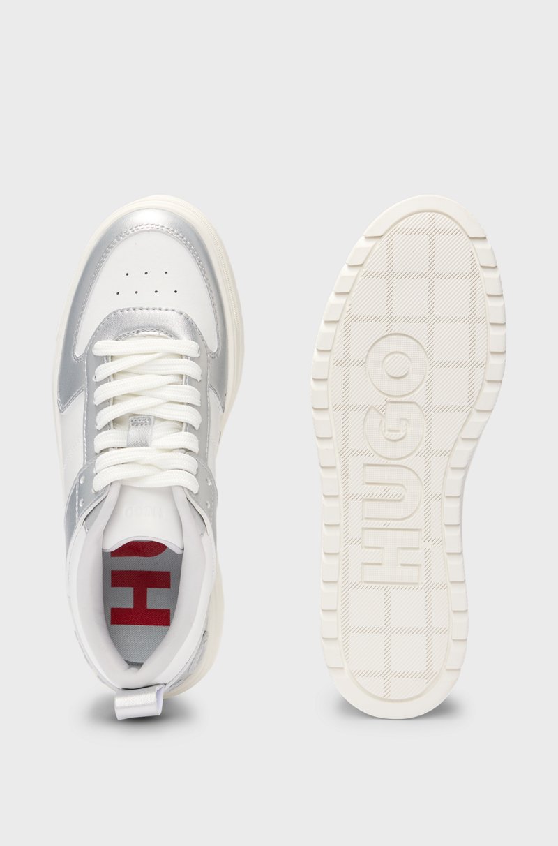 Hugo Boss Deportivas con suela de plataforma y detalles plateados Solo hoy
