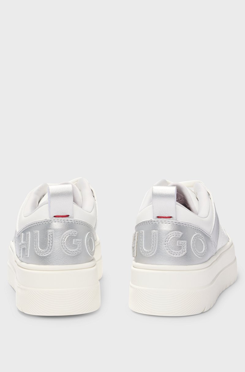 Hugo Boss Deportivas con suela de plataforma y detalles plateados Solo hoy
