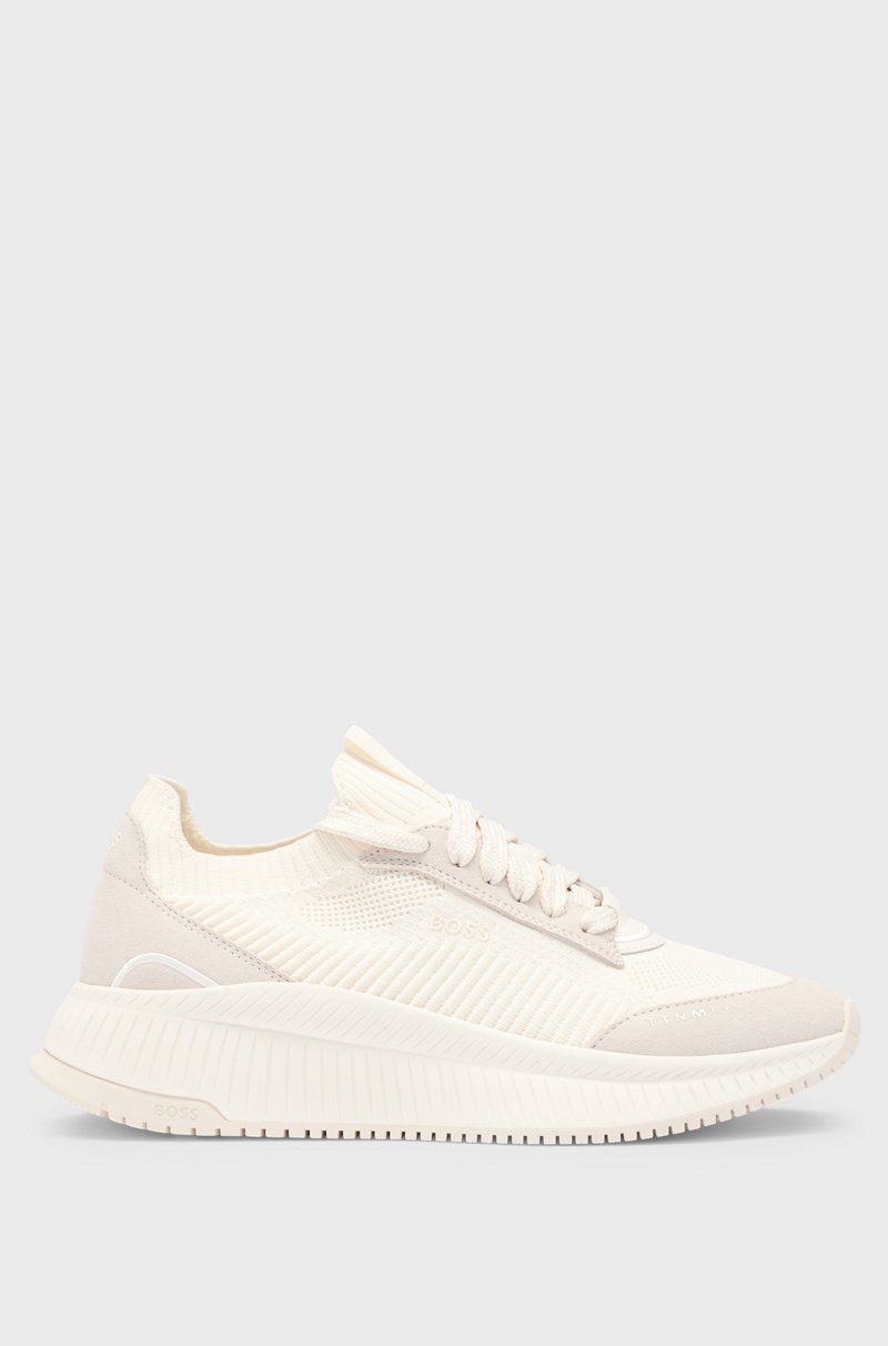 Hugo Boss Deportivas TTNM EVO con empeines de punto y detalles de ante Oferta especial de fábrica
