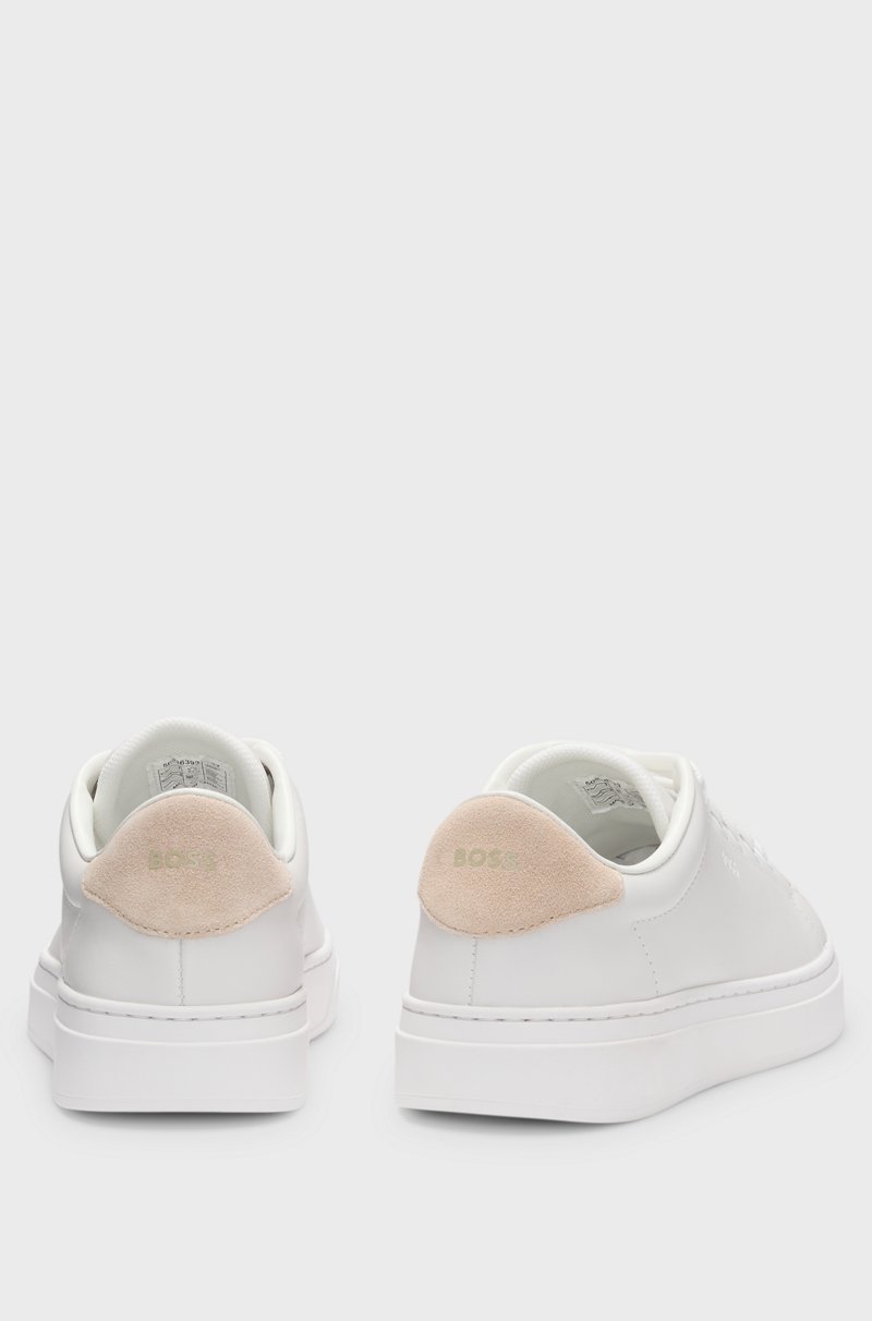 Hugo Boss Deportivas de piel con talón de ante Grandes descuentos