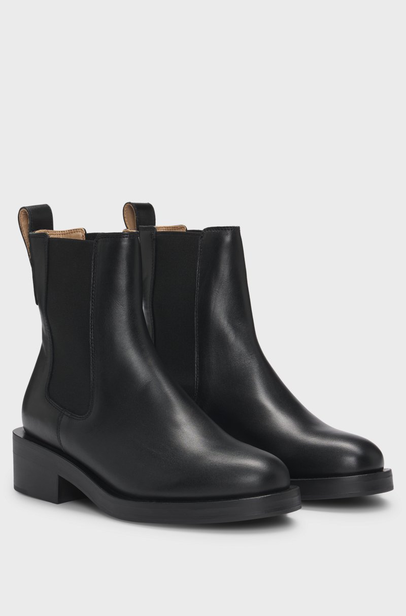 Hugo Boss Botines Chelsea con remache de logo
