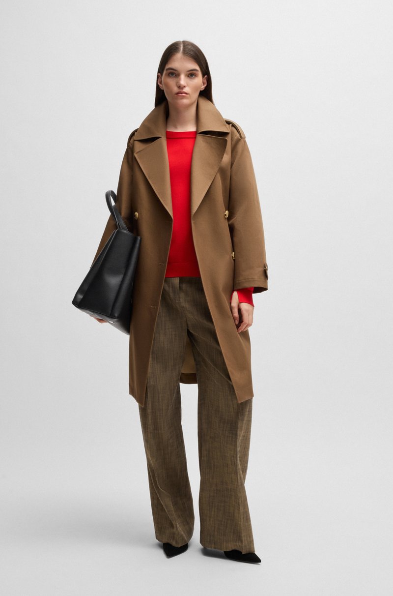 Hugo Boss Bolso tote de piel sintética granulada con monograma Double B Oferta exclusiva