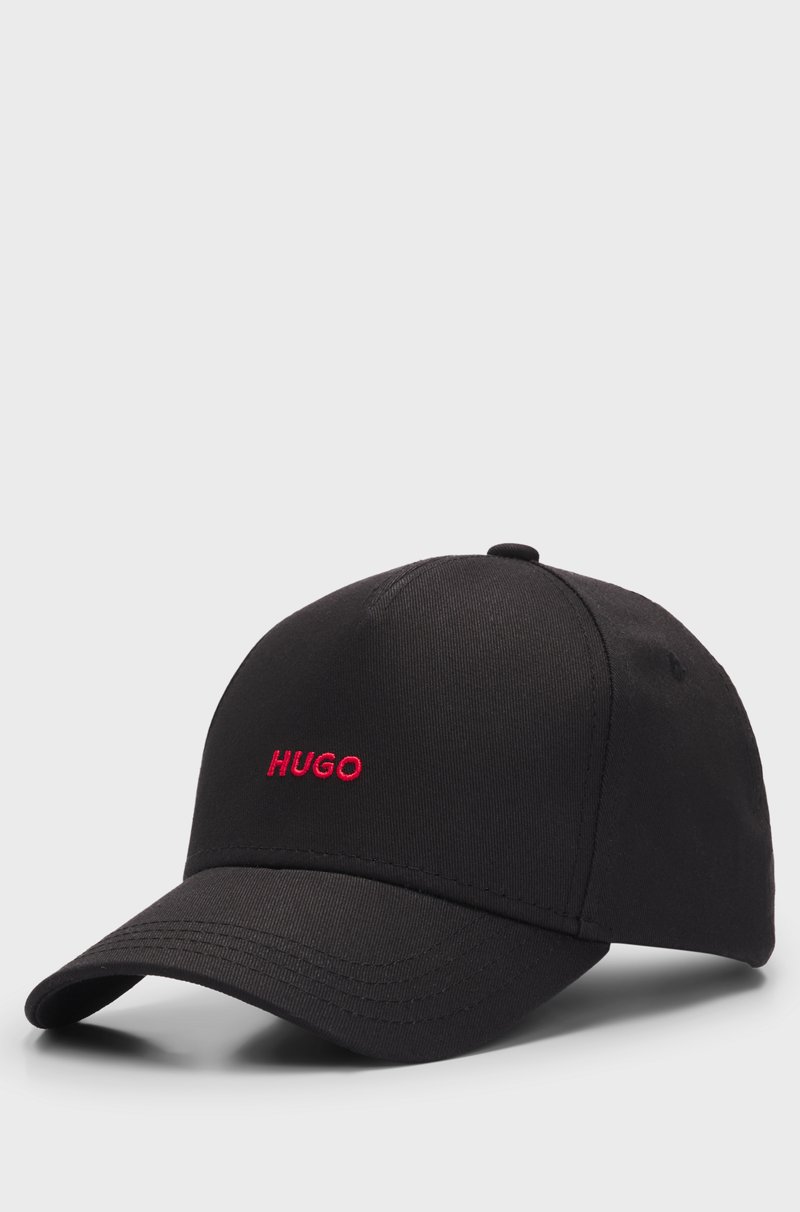 Hugo Boss Gorra de sarga de algodón con logo bordado Mejor oferta
