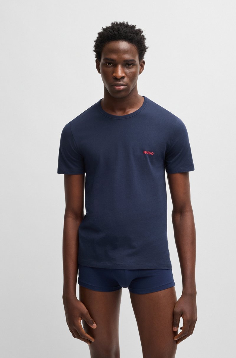 Hugo Boss Paquete de tres camisetas interiores de punto de algodón Solo queda un día