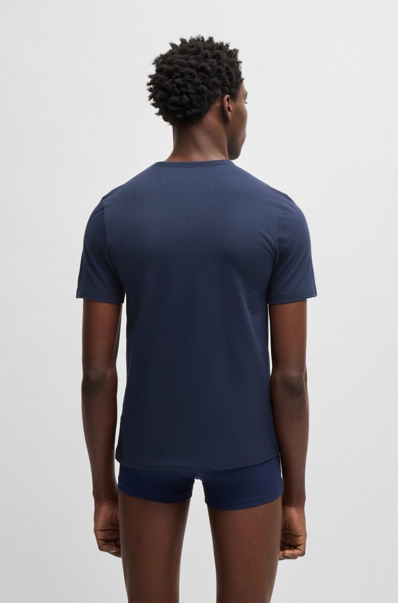 Hugo Boss Paquete de tres camisetas interiores de punto de algodón Solo queda un día