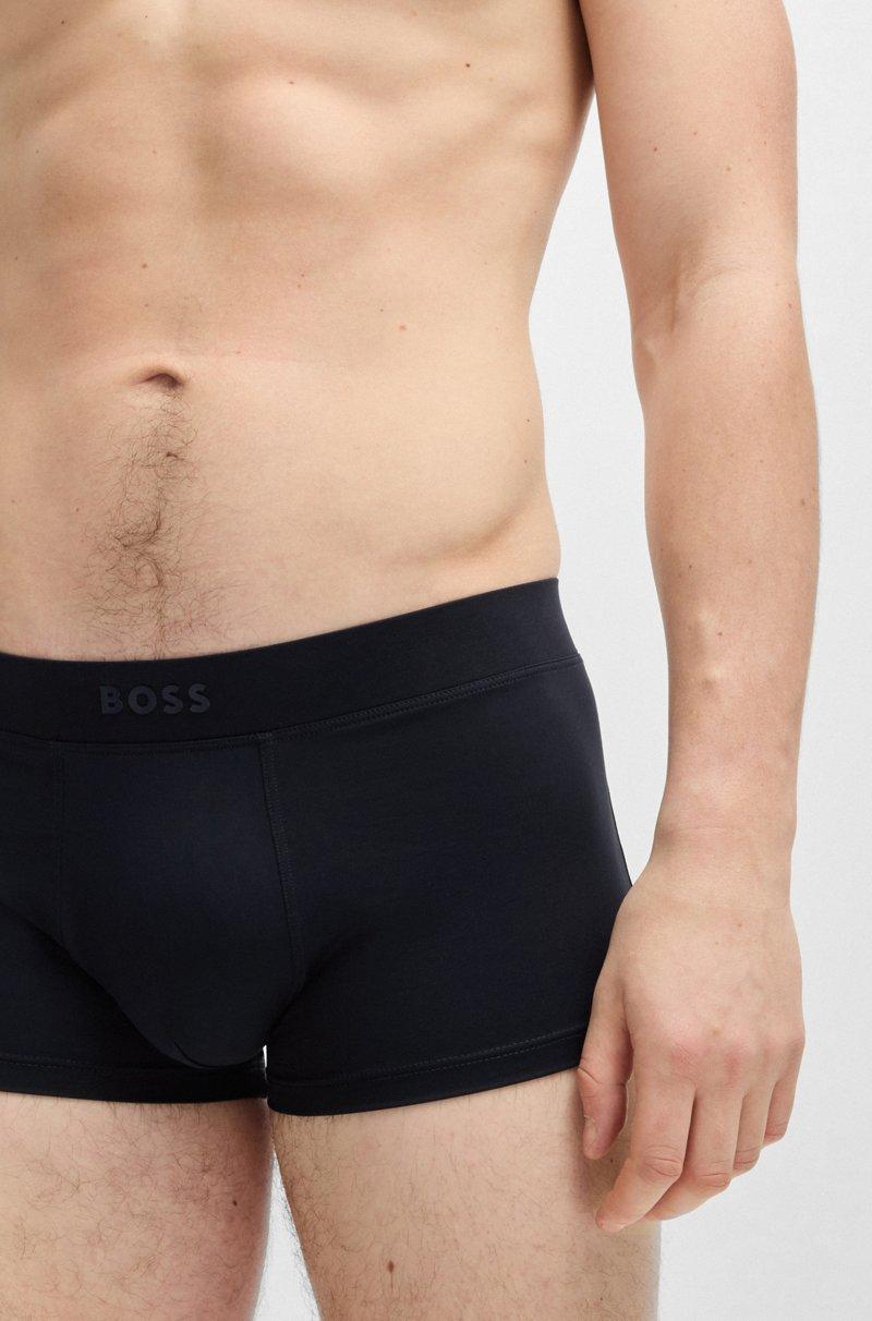 Hugo Boss Calzoncillos de microfibra con logo de silicona en la cintura Liquidación
