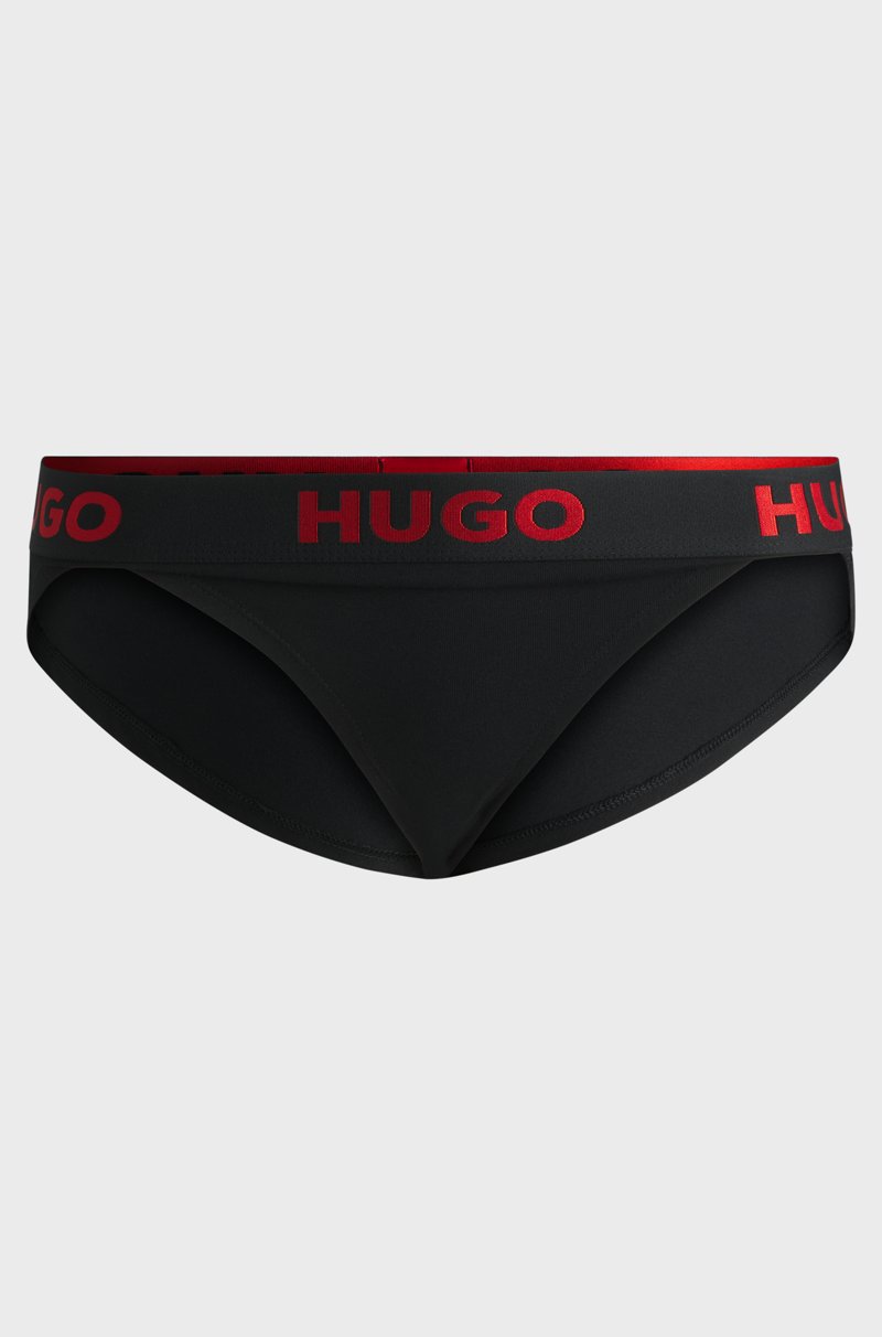 Hugo Boss Braguitas de algodón elástico con logo en la cintura En oferta
