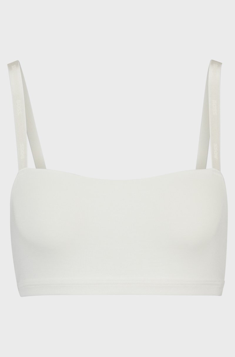 Hugo Boss Bralette de punto elástico con tirantes de la marca Envío gratis
