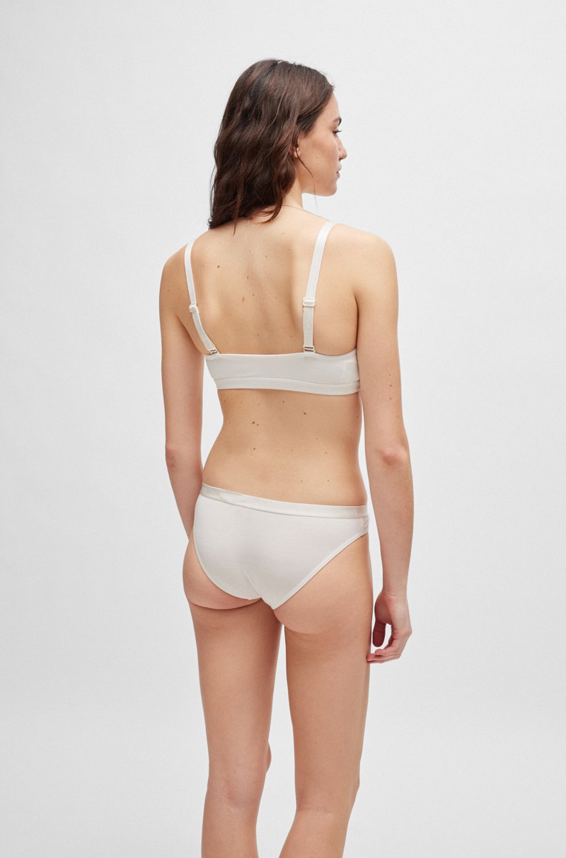 Hugo Boss Bralette de punto elástico con tirantes de la marca Envío gratis