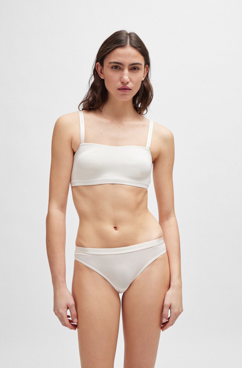 Hugo Boss Bralette de punto elástico con tirantes de la marca Envío gratis