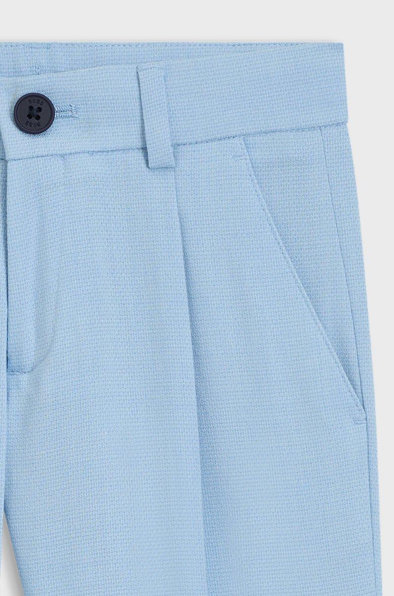 Hugo Boss Pantalones de traje en tejido elástico para niños Tienda de fábrica