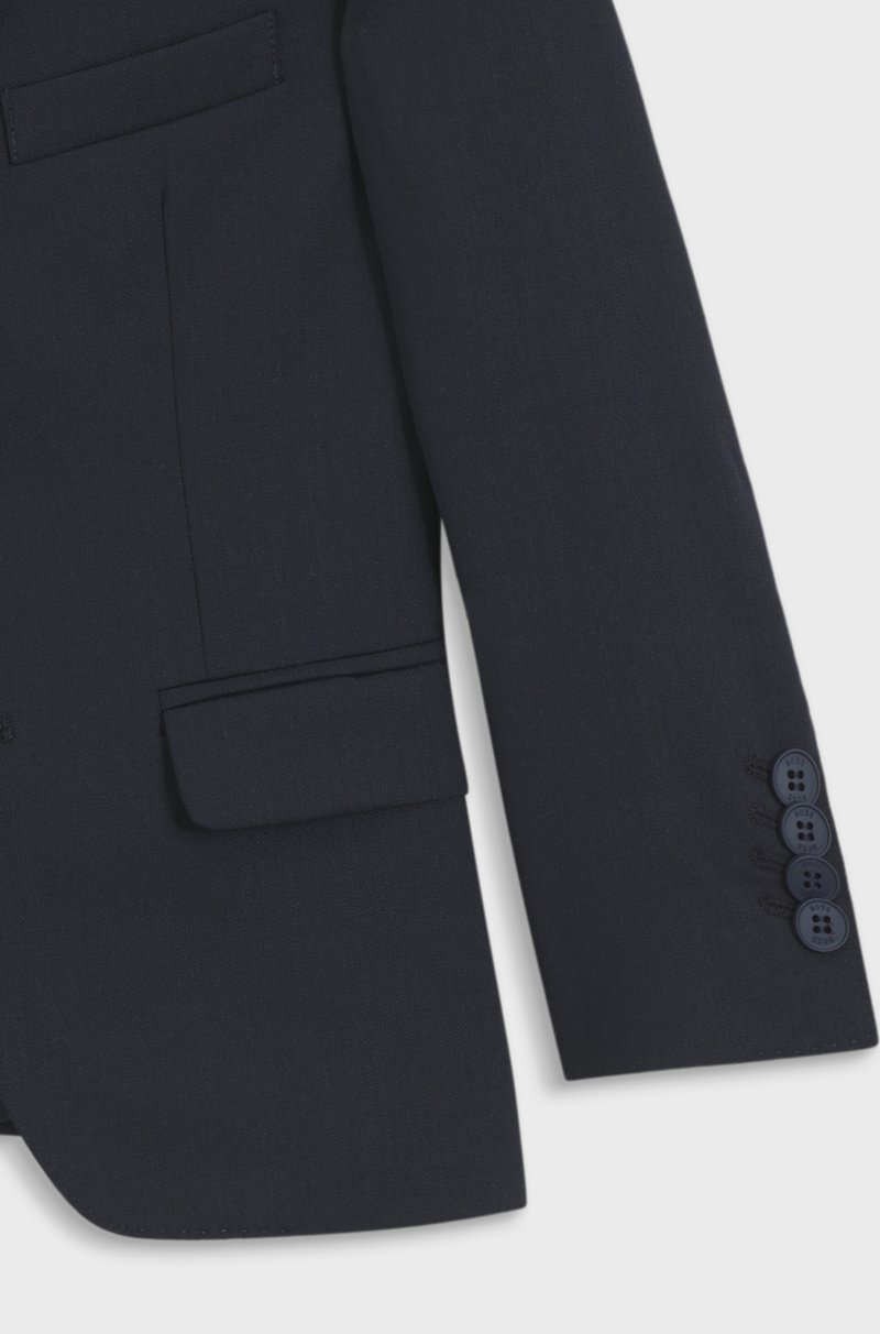 Hugo Boss Americana de lana elástica para niños Precios de Black Friday