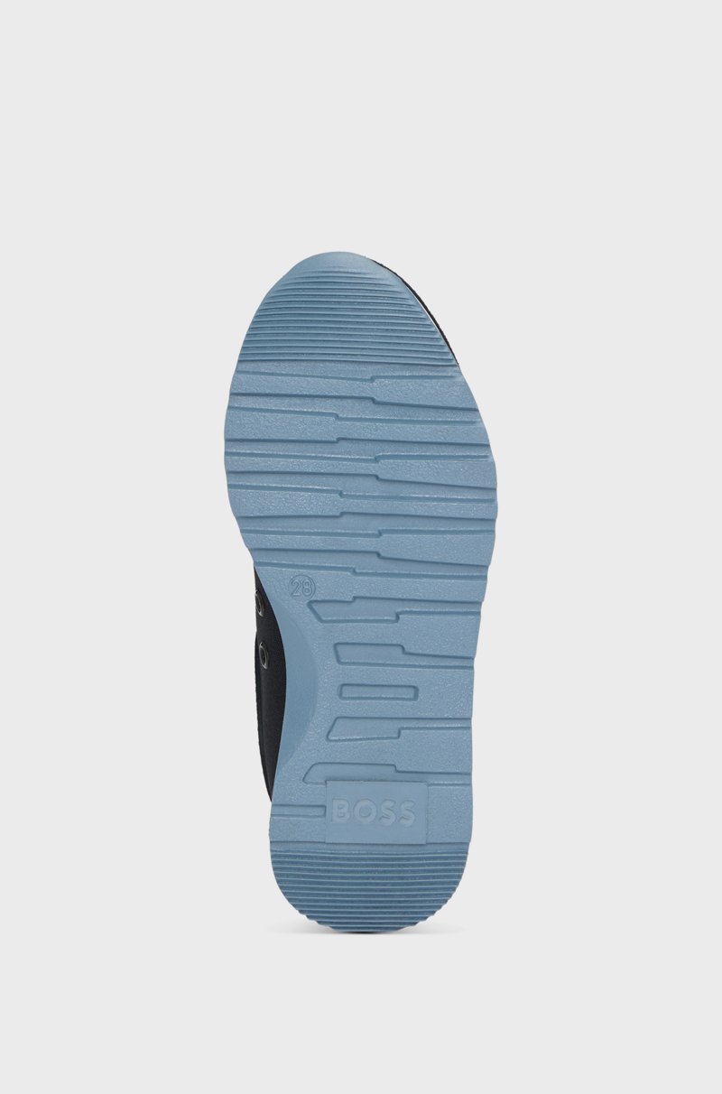 Hugo Boss Deportivas para niños en mezcla de materiales con apliques de piel Descuento por venta flash