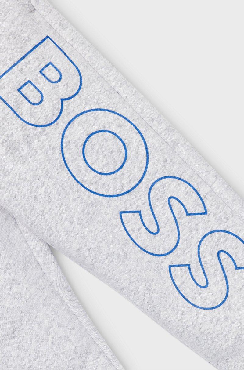 Hugo Boss Pantalones de chándal para niños en algodón con logo vertical estampado Devoluciones gratuitas
