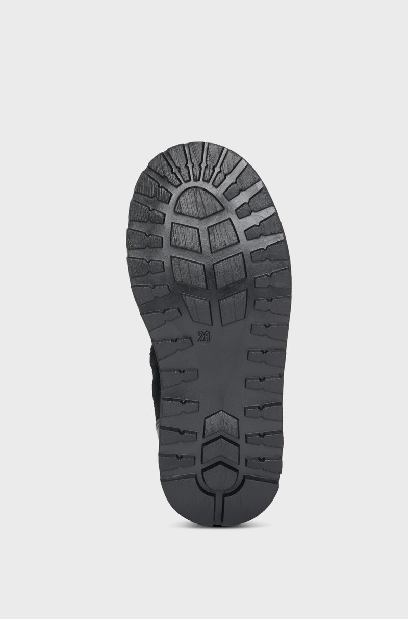 Hugo Boss Botas de piel para niños con forro de piel de cordero sintética Outlet