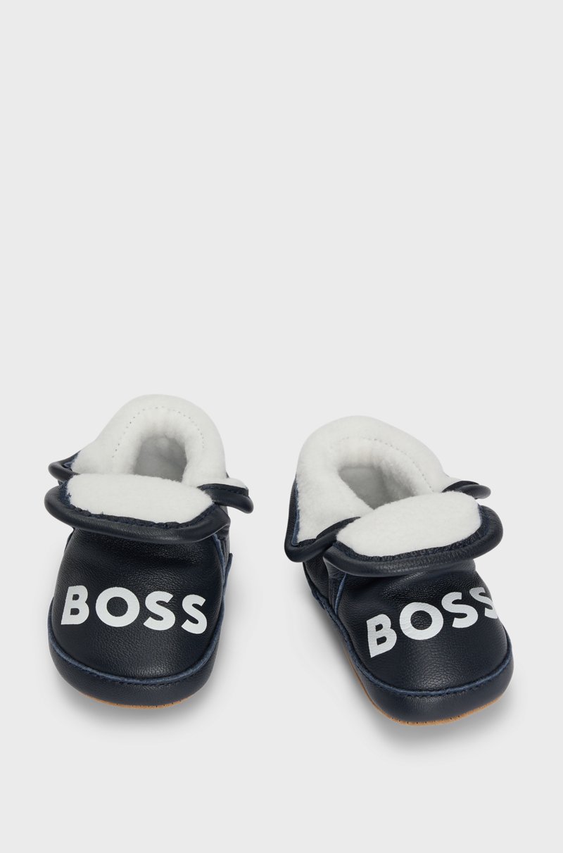 Hugo Boss Patucos de piel para bebé en caja de regalo Rebajas
