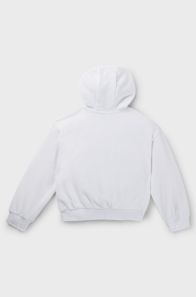 Hugo Boss Sudadera con capucha de forro polar para niños con detalles de la marca Ofertas