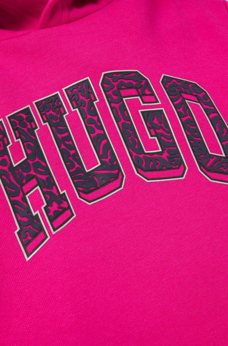 Hugo Boss Sudadera larga con capucha para niños con logo de estilo universitario Rebajas de fábrica