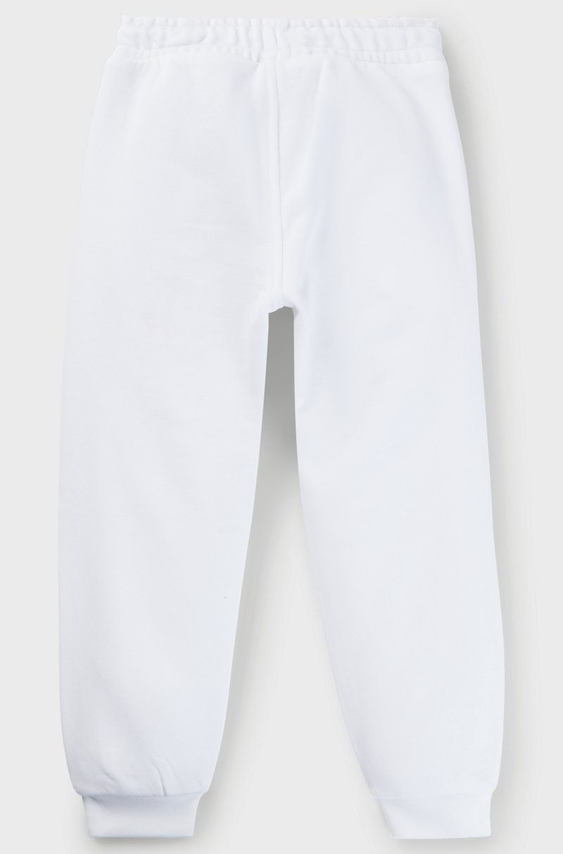 Hugo Boss Pantalones de chándal para niños con puños en los bajos y logo estampado Rebajas top